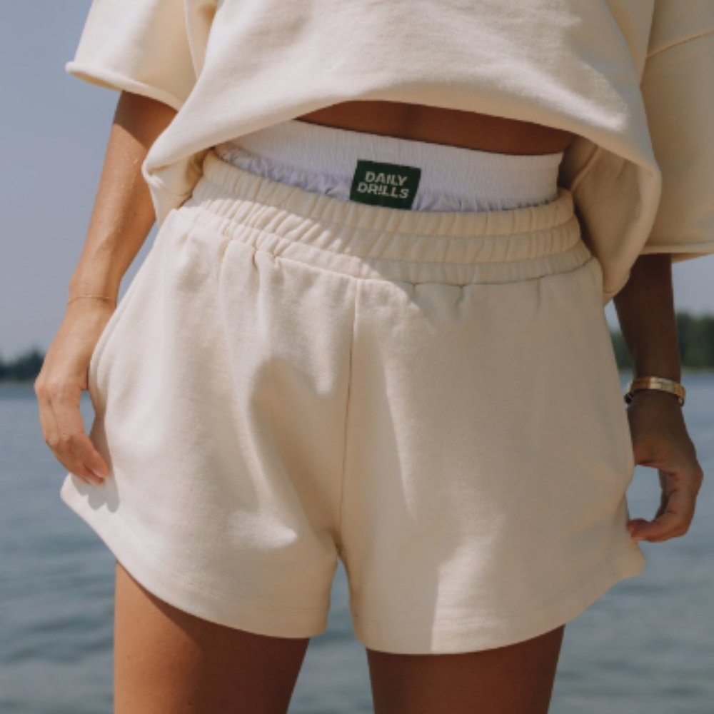 NWT DAILY DRILLS SUPER SHORTS WITH BOXERS - SAND